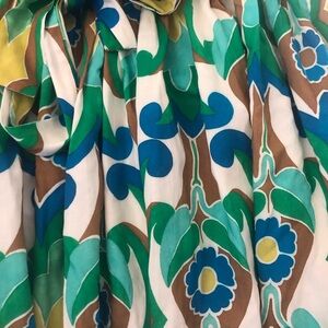 Floral Patterned Skater Skirt